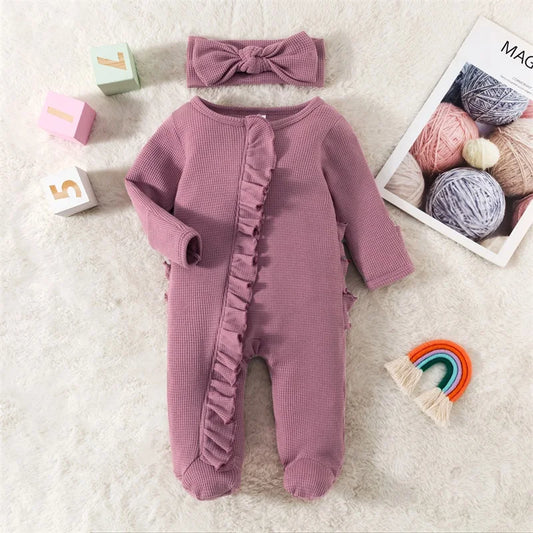 Bambino's Romper And Headband Set