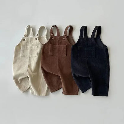 Bambino's Ribbed Overalls
