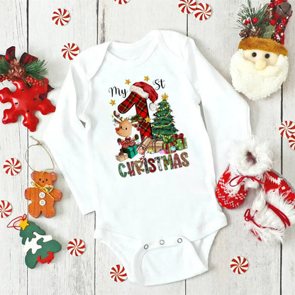 Bambino's First Christmas Romper