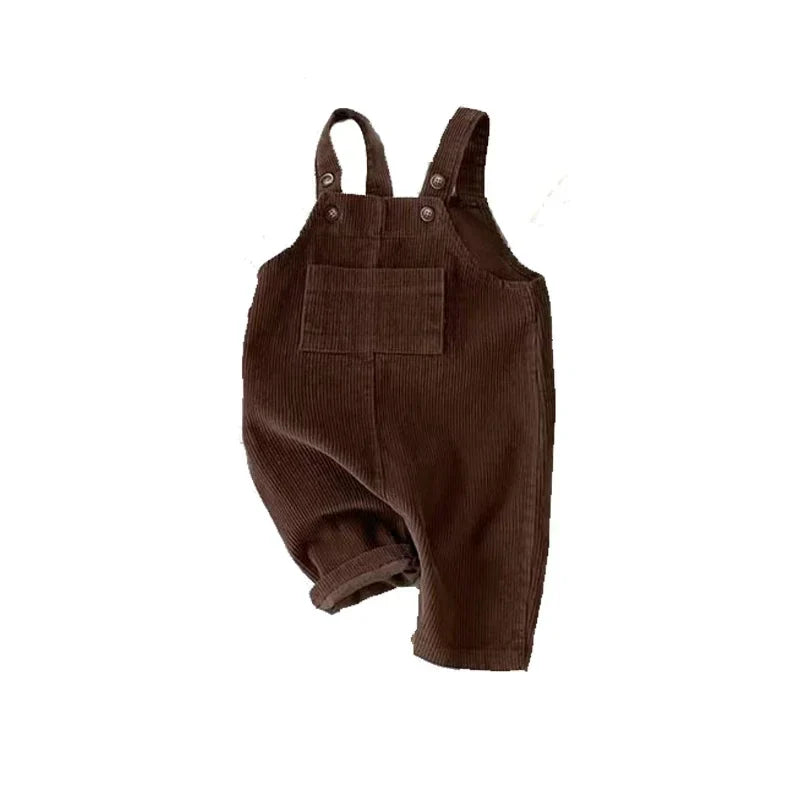Bambino's Ribbed Overalls
