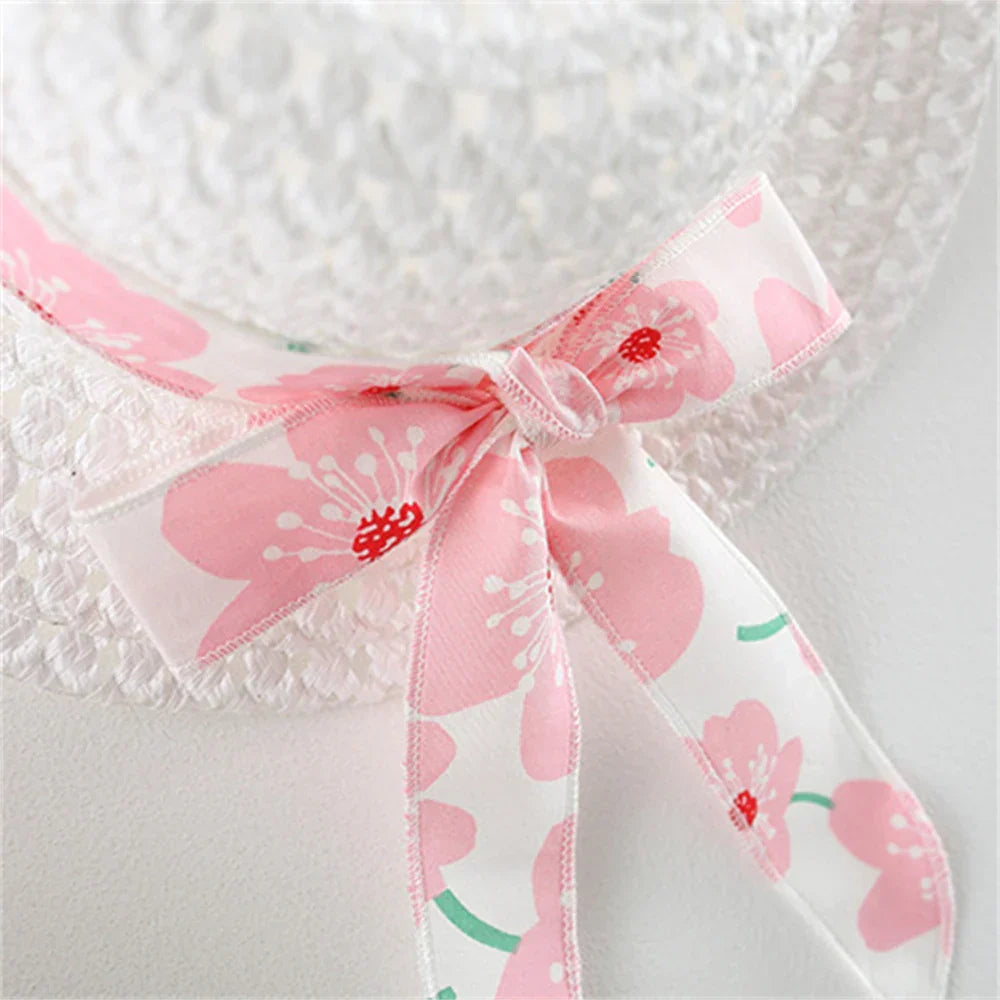 Bambino's Cute Dress And Hat Set