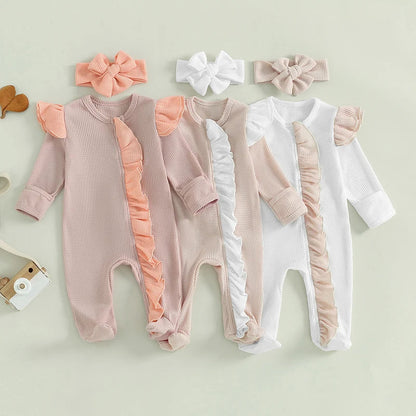 Bambino's Classic Ruffle Onepiece Set