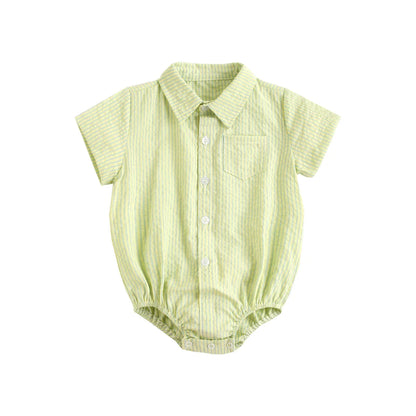 Bambino's Checkered Romper