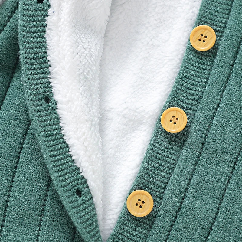 Bambino's Knitted Romper And Hat Set