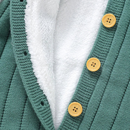 Bambino's Knitted Romper And Hat Set