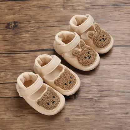 Bambino's Teddy & Bunny Baby Slippers