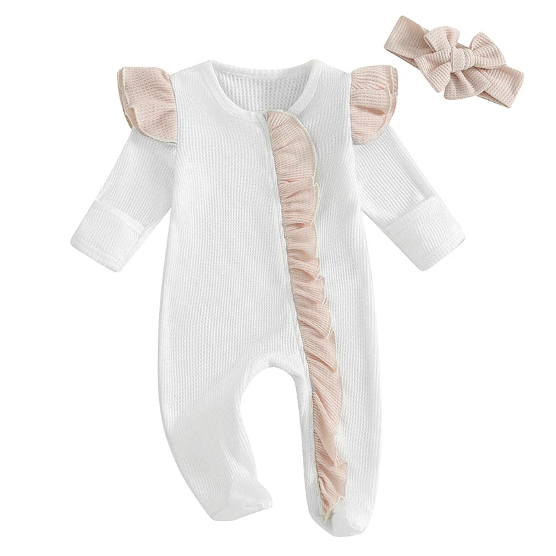 Bambino's Classic Ruffle Onepiece Set