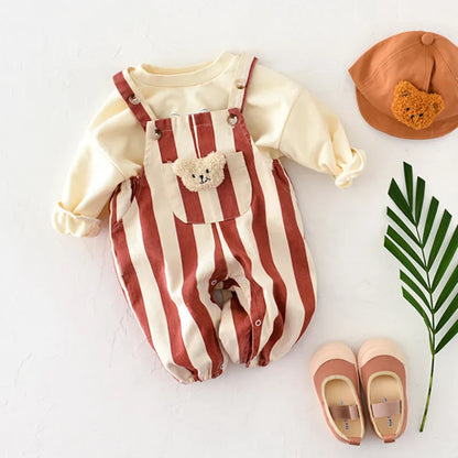 Bambino's Overalls Romper