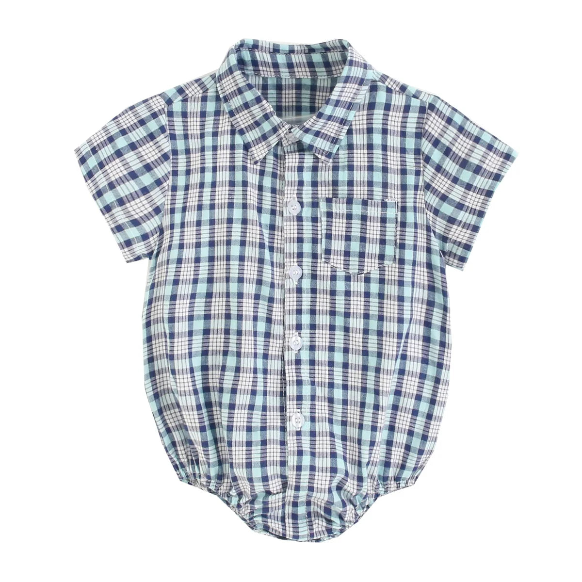 Bambino's Checkered Romper