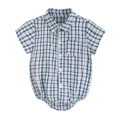 Bambino's Checkered Romper