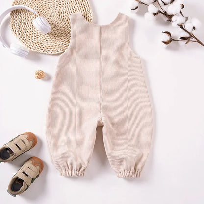 Bambino's Corduroy Overalls Romper