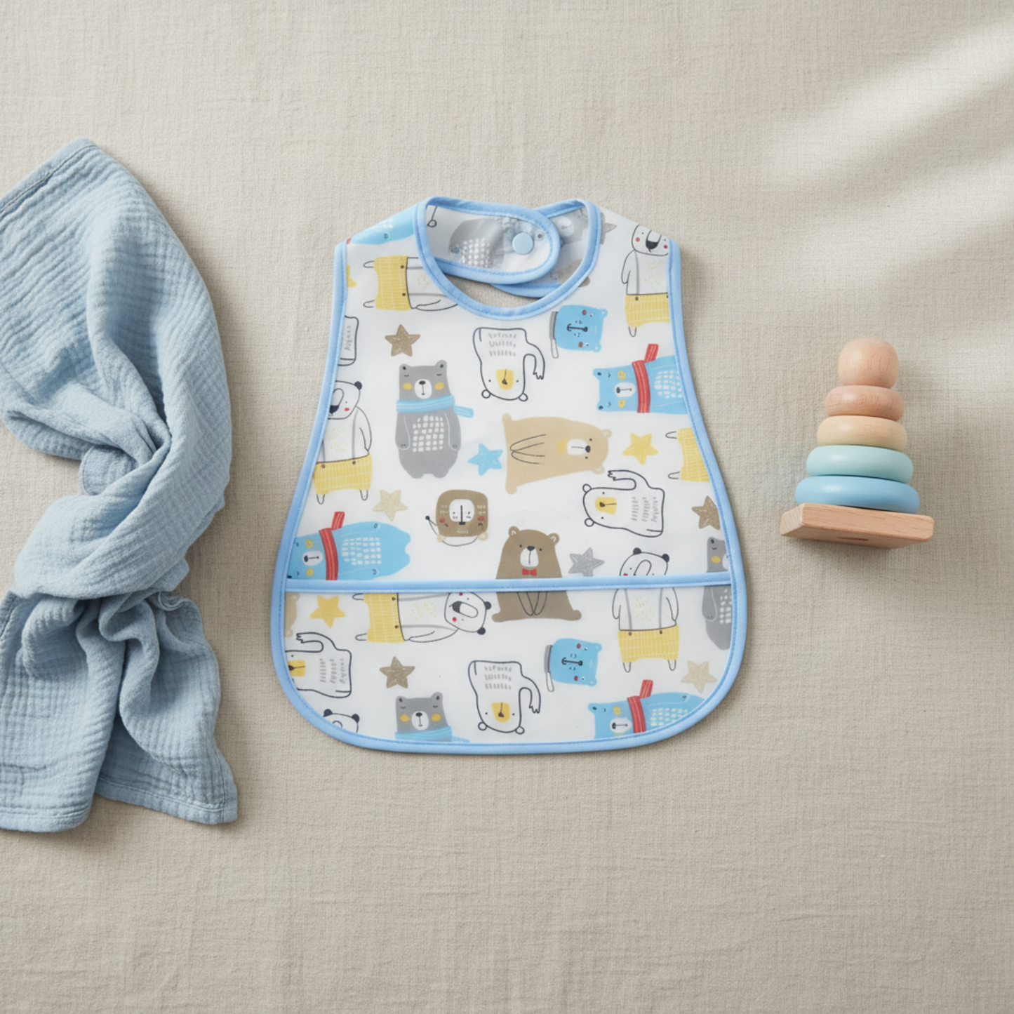 Bambino's Colorful Bibs