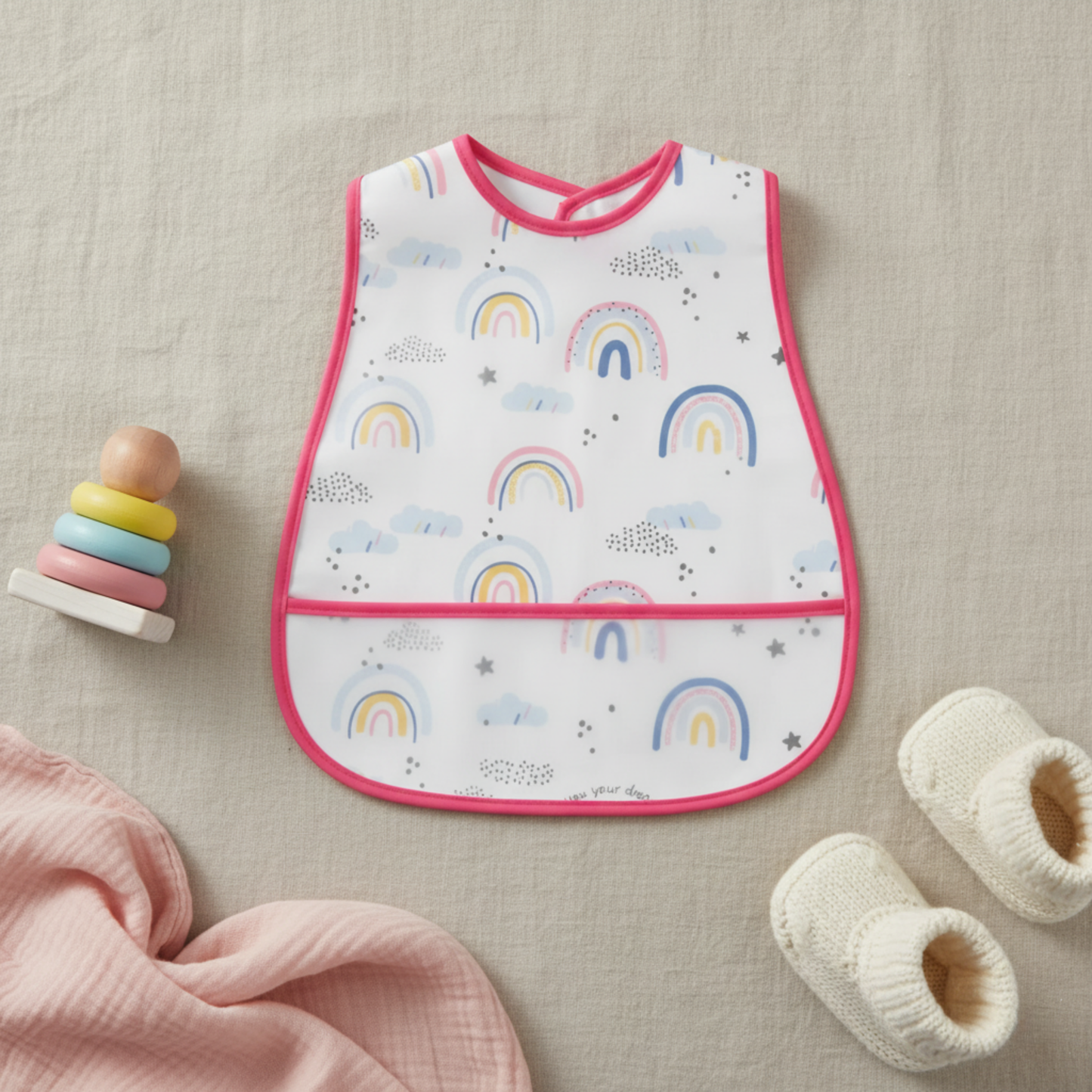 Bambino's Colorful Bibs