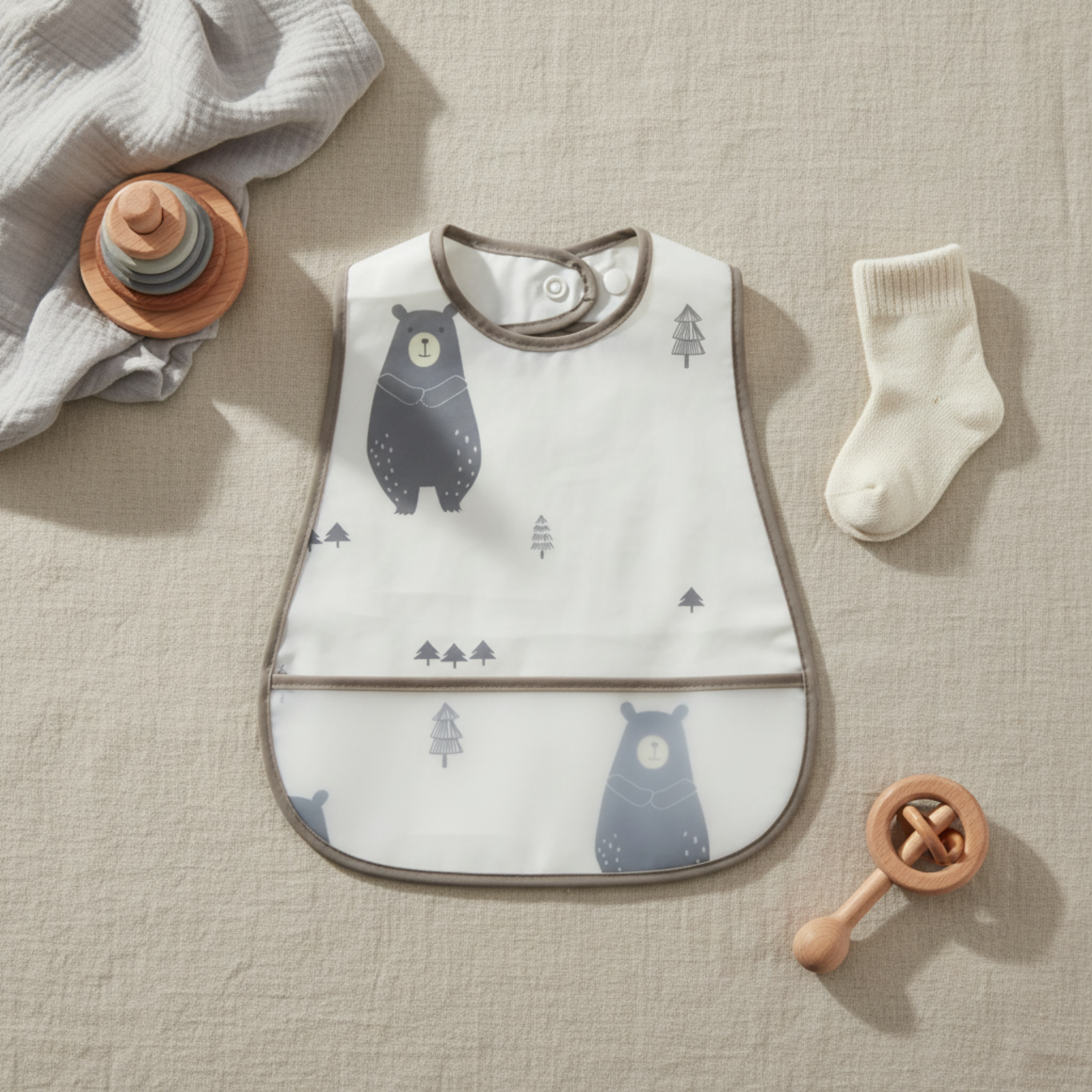 Bambino's Colorful Bibs