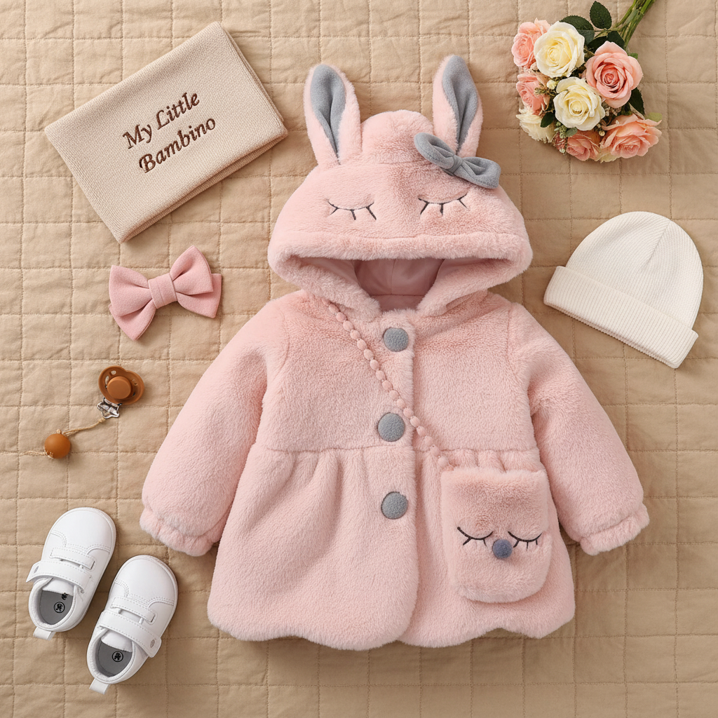 Bambino's Bunny Jacket And Bag Set