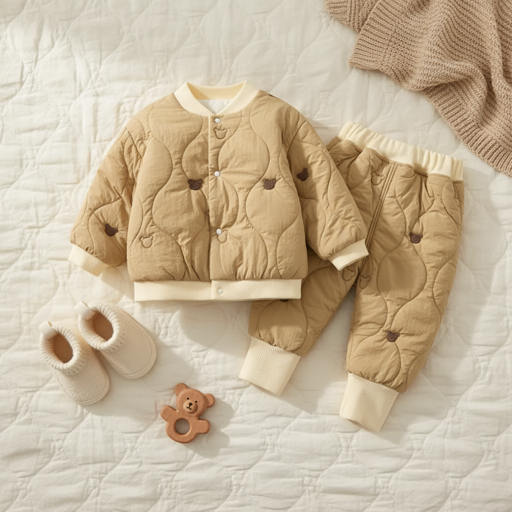 Bambino's Teddy Bear Jacket And Pants Set