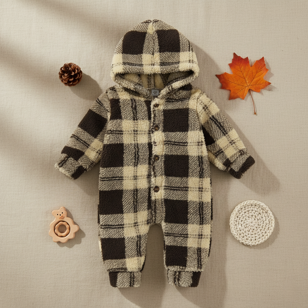 Bambino's Checkered Onesie