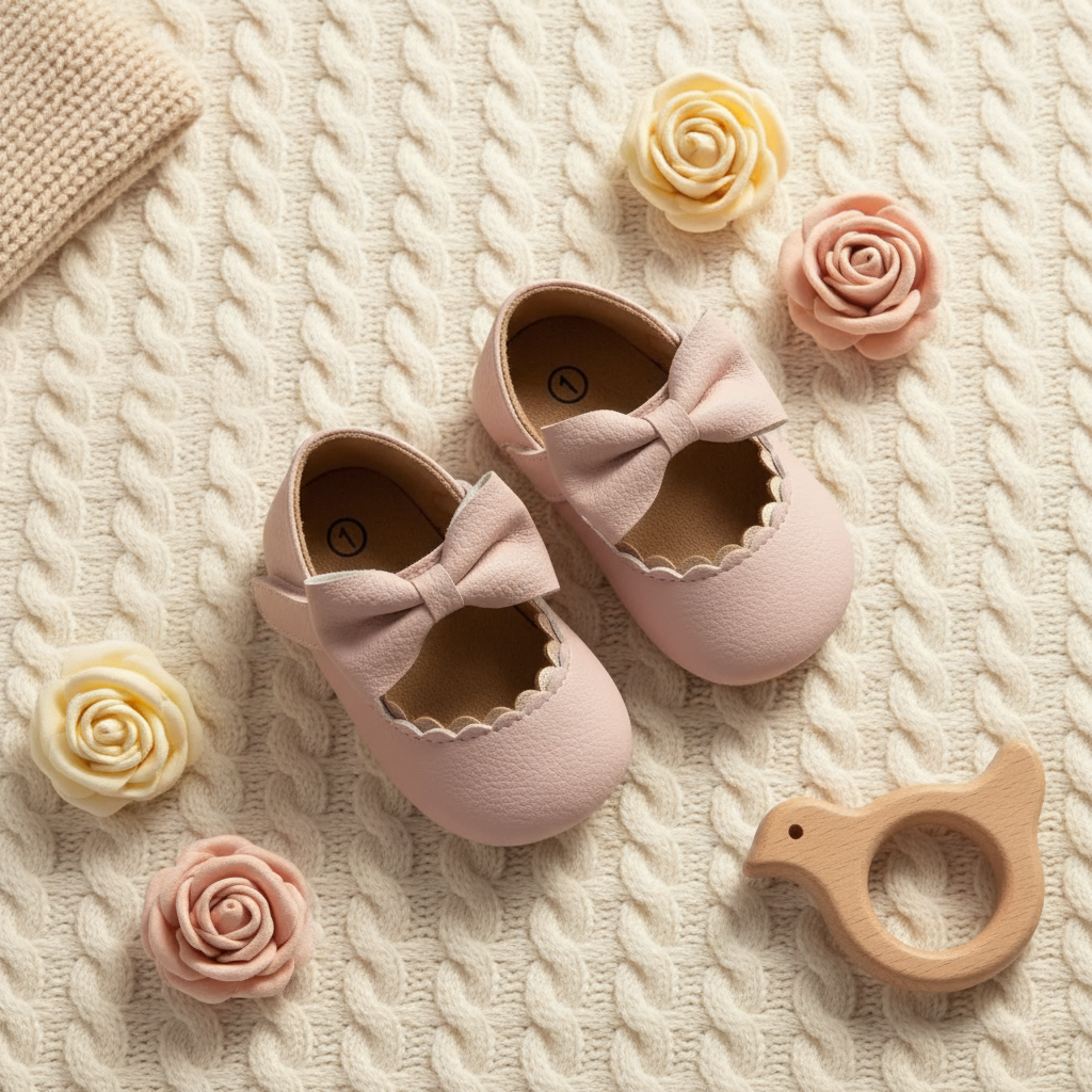 Bambino's Classic Bow Shoes