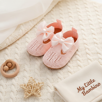 Bambino's Cute Bow Shoes